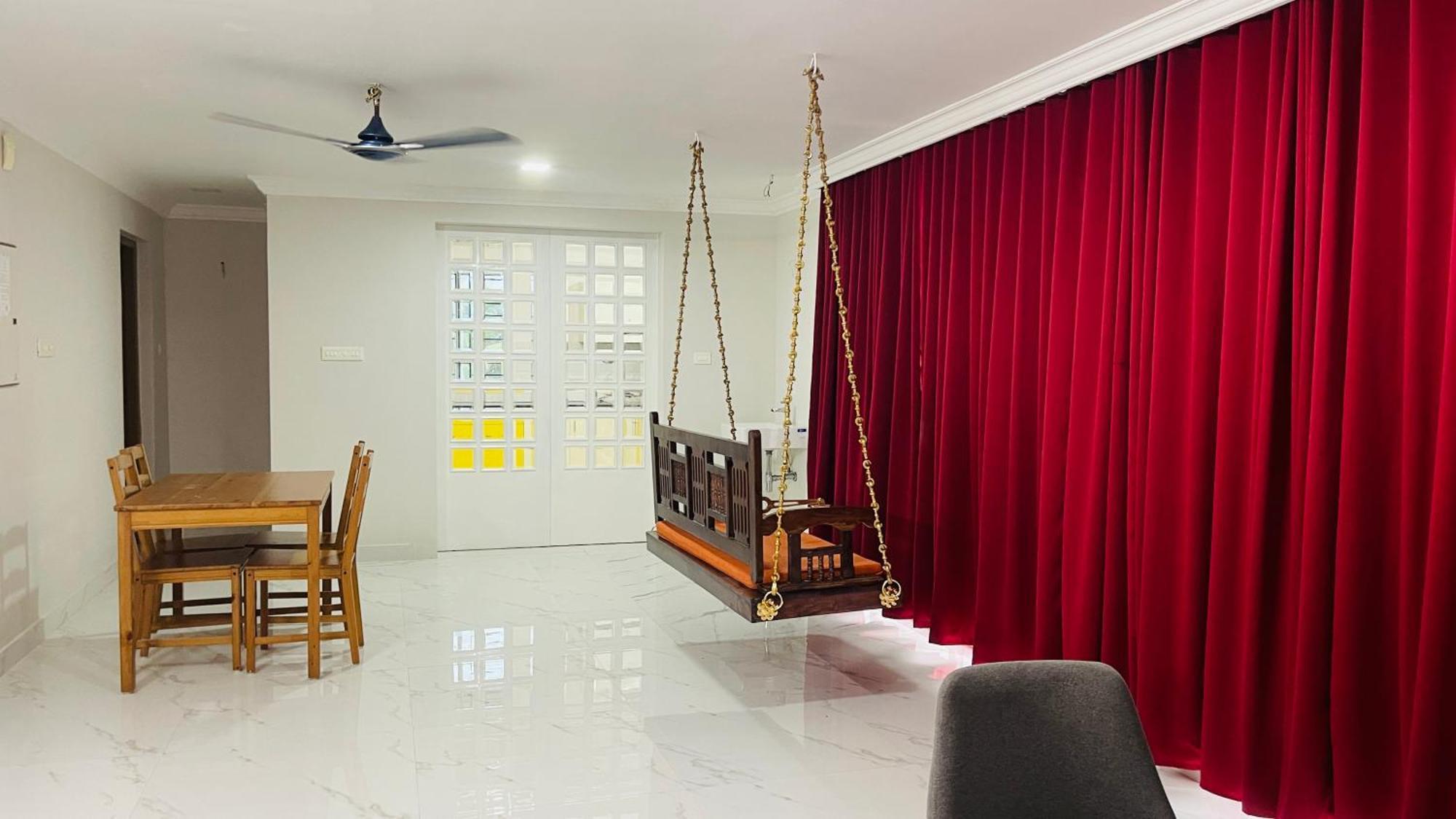 Rajamandiram 3Bhk Ac Apartment In Trivandrum Central 特里凡得琅 外观 照片